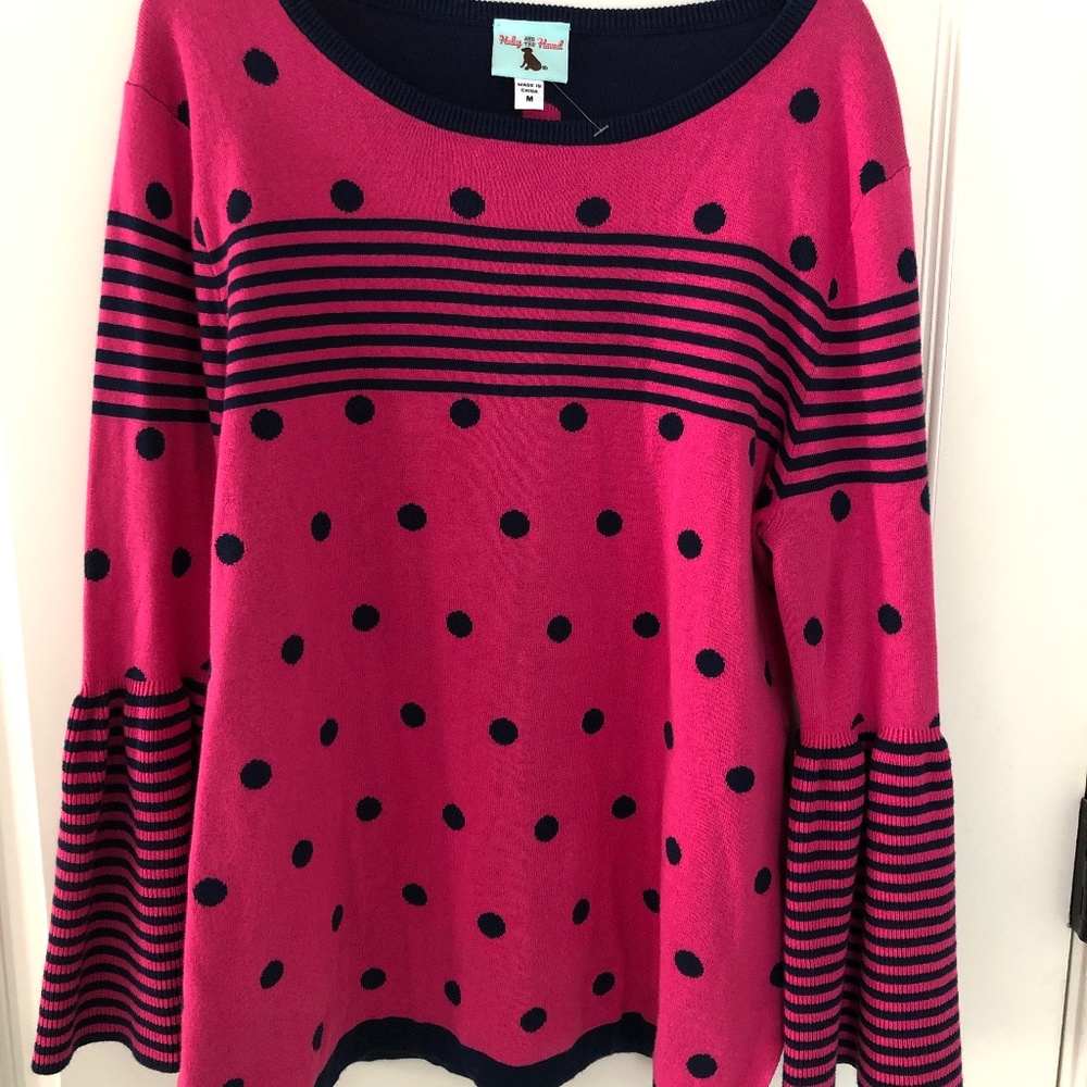 Practically new Haley and the Hound polka dot sweater. Size M